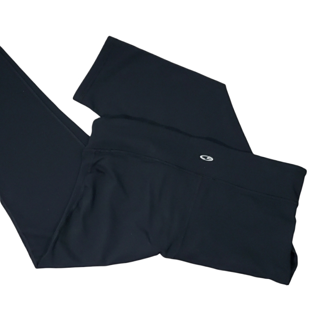 Champion Cropped Yoga Pants 3/4 Length Black
